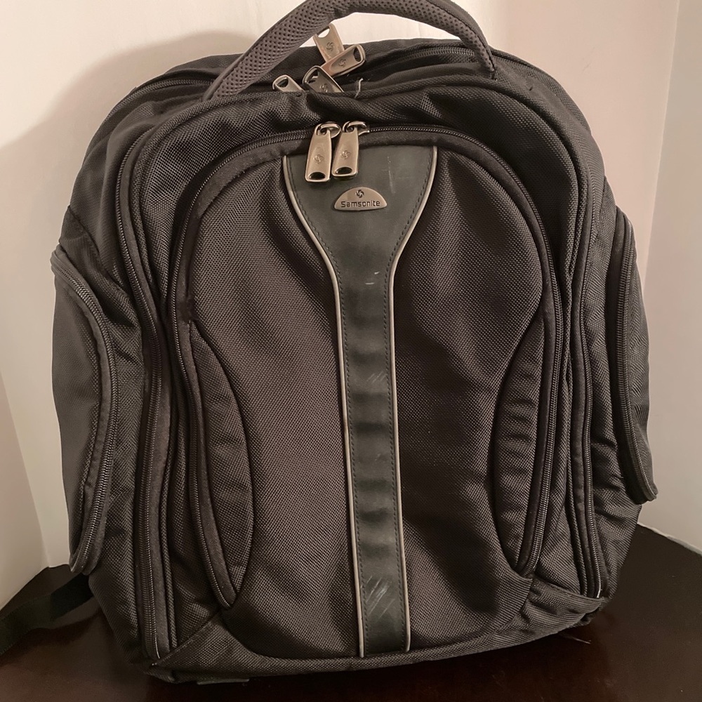 Samsonite backpack laptop travel bag black